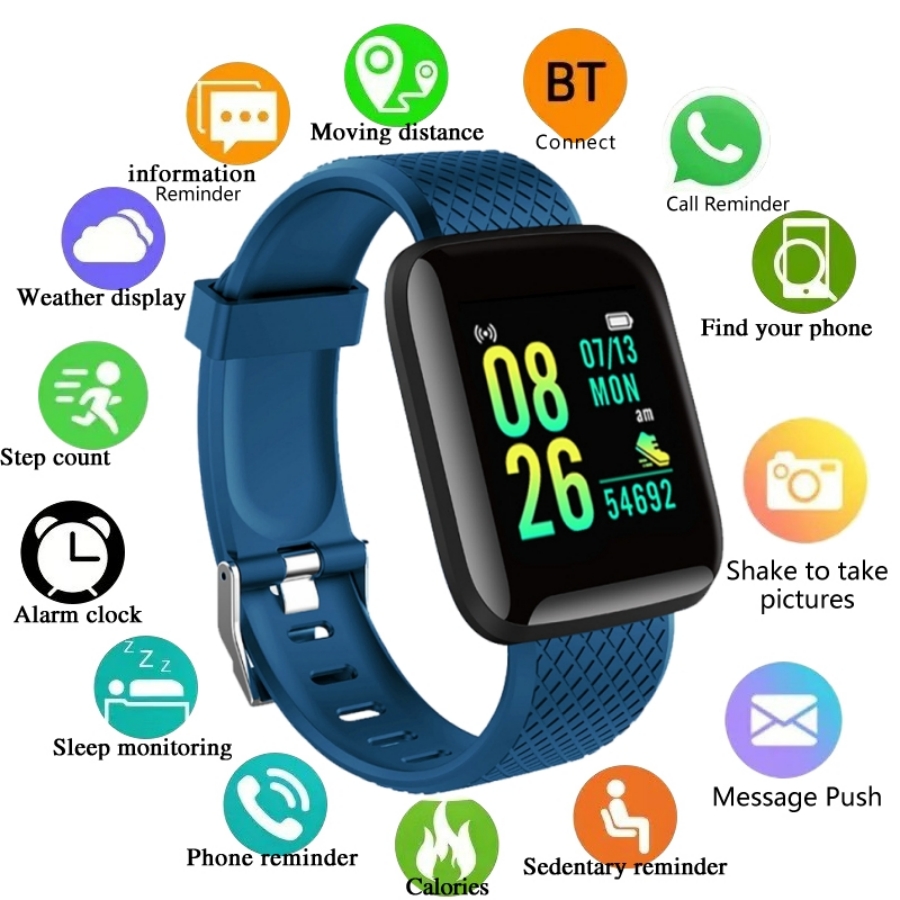 Health Wellness Bracelet - Jam Tangan Pintar Olahraga Gelang Kebugaran