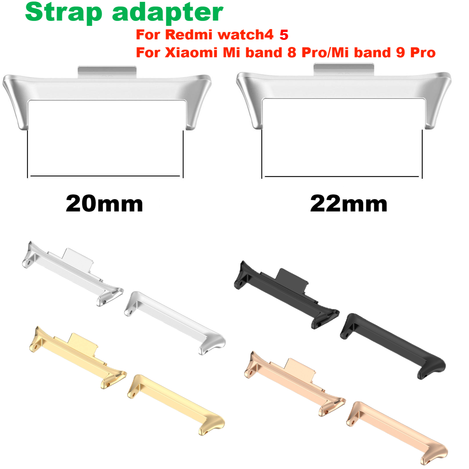 Health Wellness Bracelet - 1 Pasang Adaptor untuk Redmi Watch