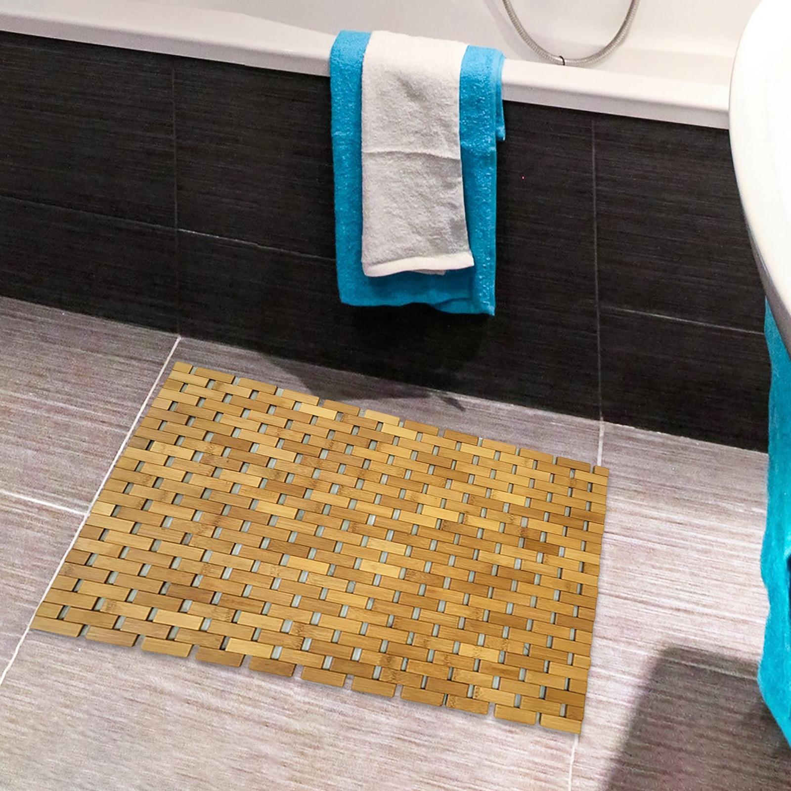 Keset Kamar Mandi Kayu Bambu A - Bamboo Bath Mat ulasan dan harga