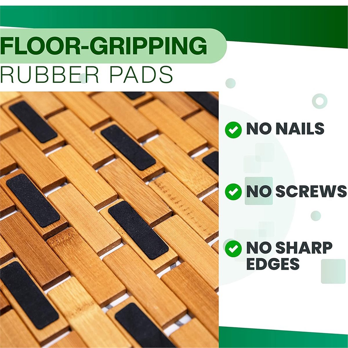 Alas Mandi Bambu COFA - Alas M - Bamboo Bath Mat ulasan dan harga
