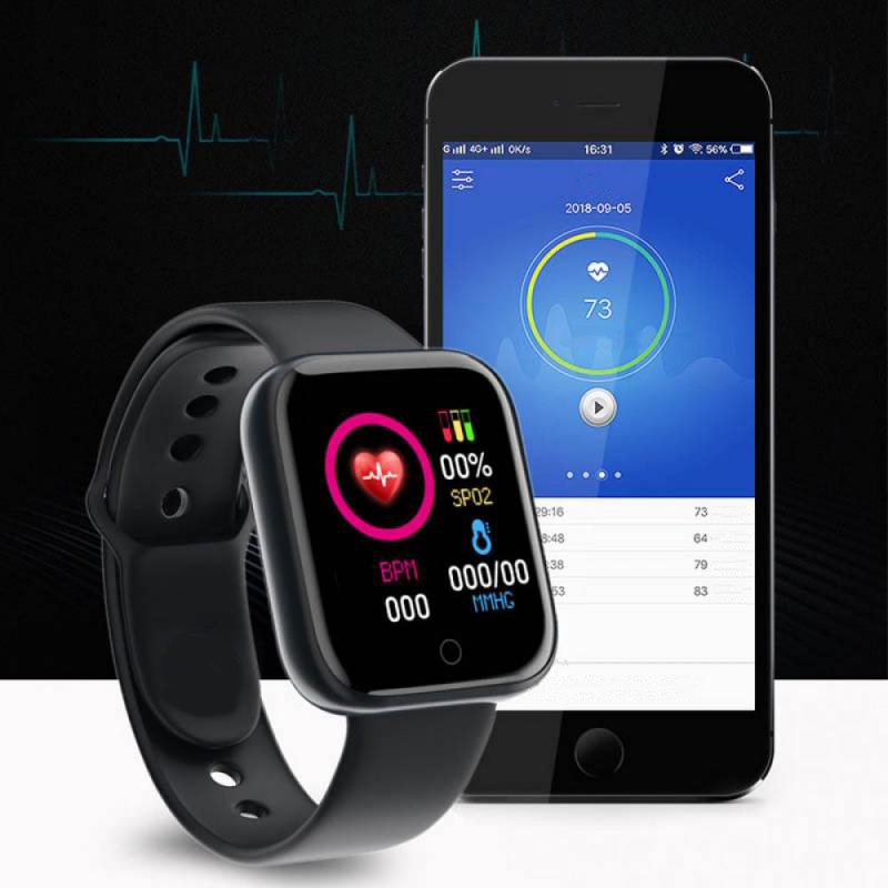 Jam Tangan Pintar Pria Layar W - Health Wellness Bracelet ulasan dan harga