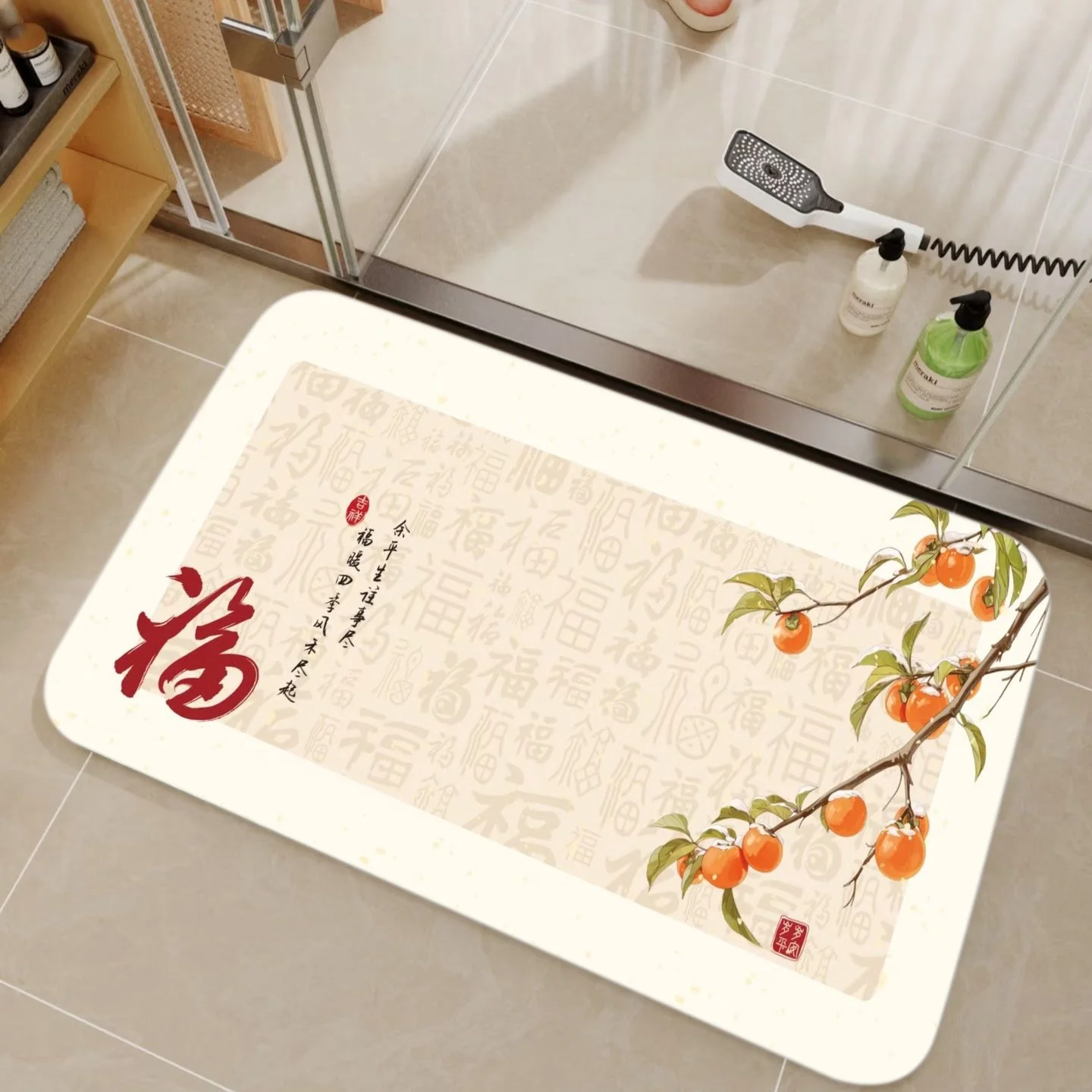 Keset Kamar Mandi dari Bambu d - Bamboo Bath Mat ulasan dan harga