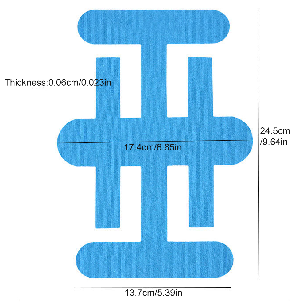 10 Buah Pita Kinesiologi Lutut - Sports Taping Precut ulasan dan harga