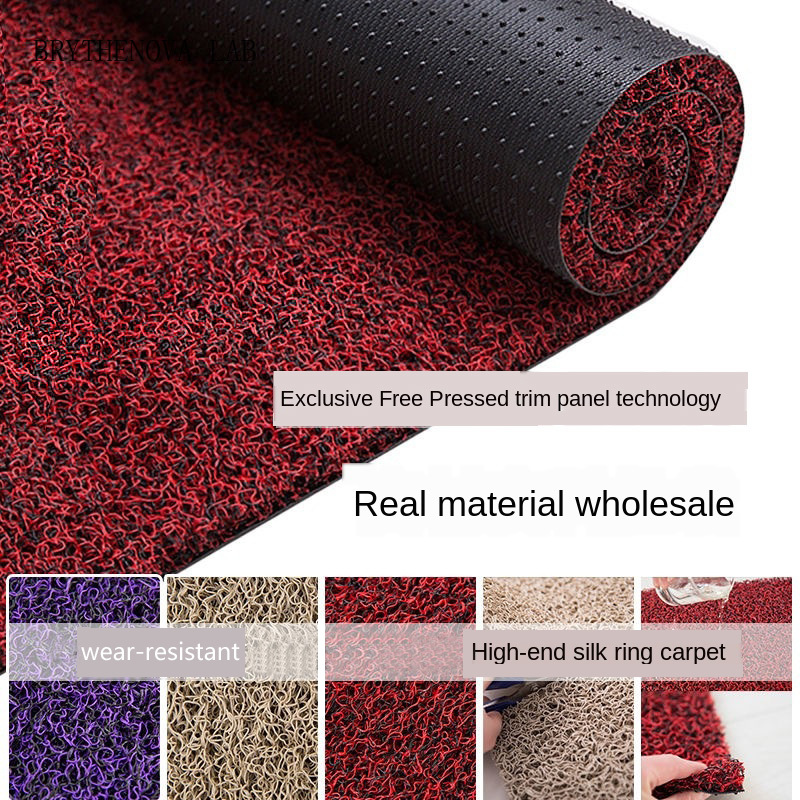 Keset Anti-Selip PVC Silk Loop - Bamboo Bath Mat ulasan dan harga