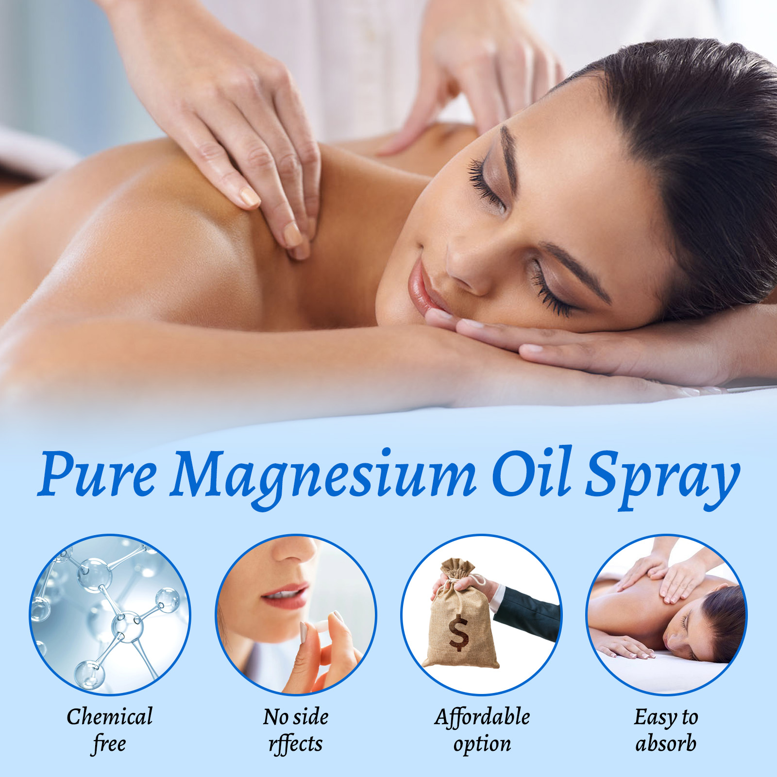 Minyak Magnesium Alami 60ml -  - Bath Salts Magnesium ulasan dan harga