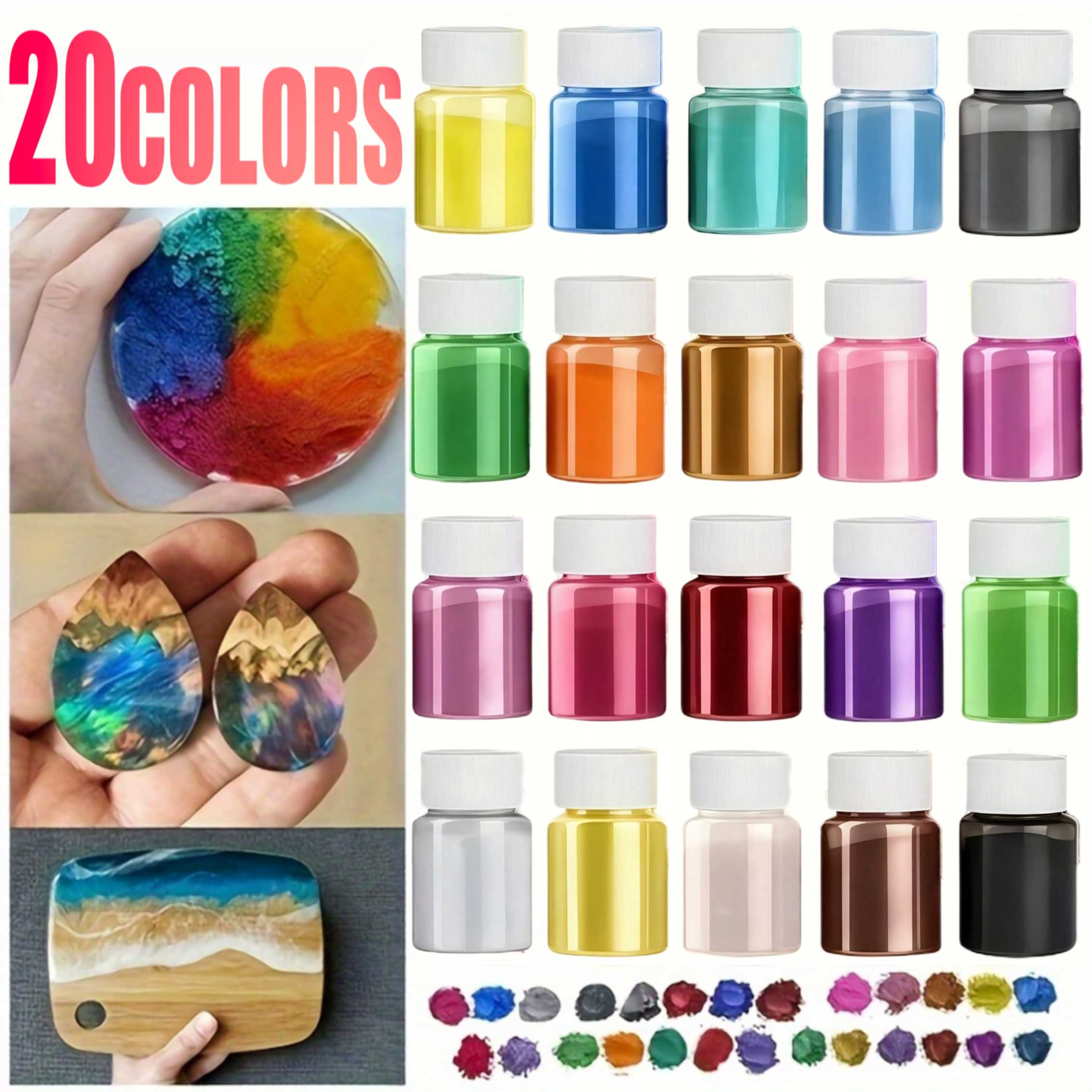 20 Warna, Kemasan 20ml, Bubuk  - Bath Salts Magnesium ulasan dan harga